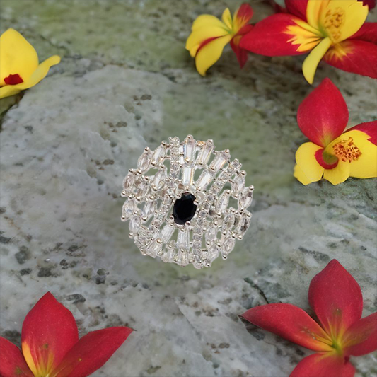 Chichify Valiant AD Purple Adjustable Ring