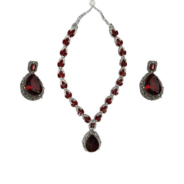 Oval Drop Fancy Necklace