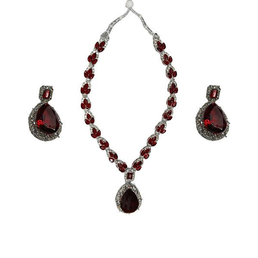 Oval Drop Fancy Necklace