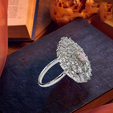 Chichify Largish Rani AD Ring