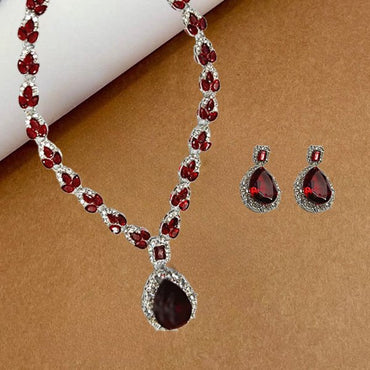 Oval Drop Fancy Necklace