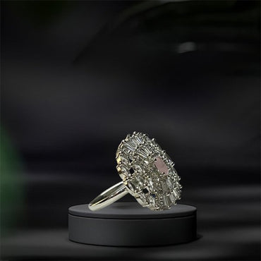 Chichify Valiant AD Pink adjustable Ring