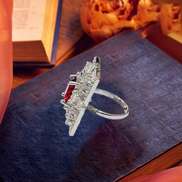 Chichify Largish Rani Square Ring