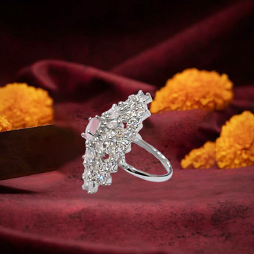 Chichify Largish Pink Ovoid AD Ring