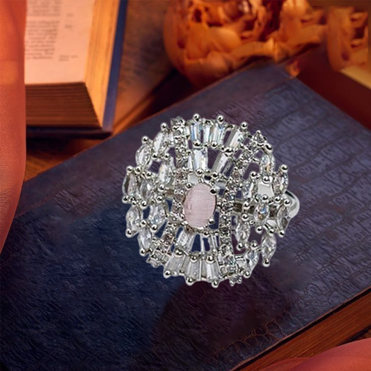 Chichify Largish Rani AD Ring