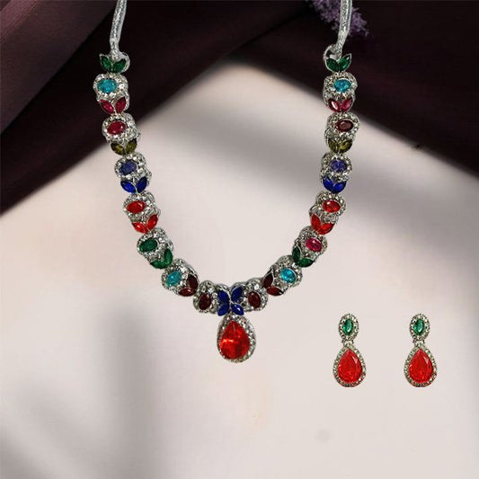 Multi Color Fancy Necklace