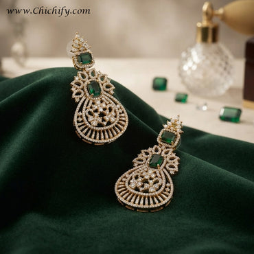 Emerald Royale AD Drop Earrings