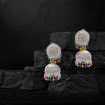 Multi Color Trendy Fashion Jhumka