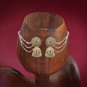 Traditional Fancy Jhumka With Beads