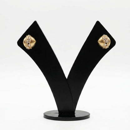 Elegant Fin-Style Post Earrings for Women | Modern Minimal Design