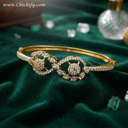 Royal Bloom American Diamond Bracelet