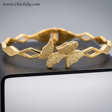 Butterfly Grace American Diamond Bracelet