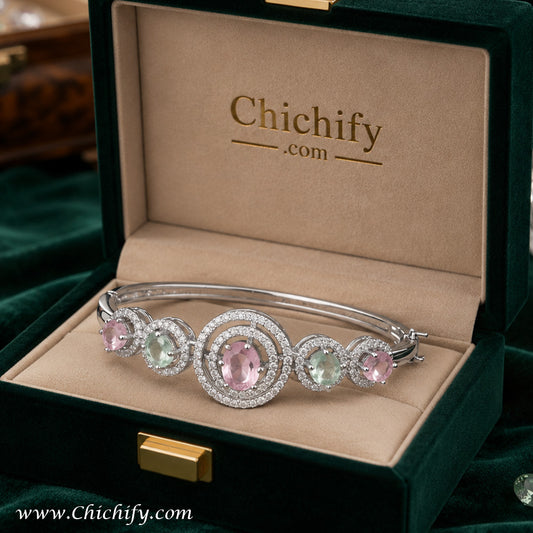 Pastel Royale American Diamond Bracelet