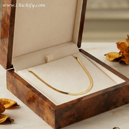 Golden Designer Snake Chain (thick)