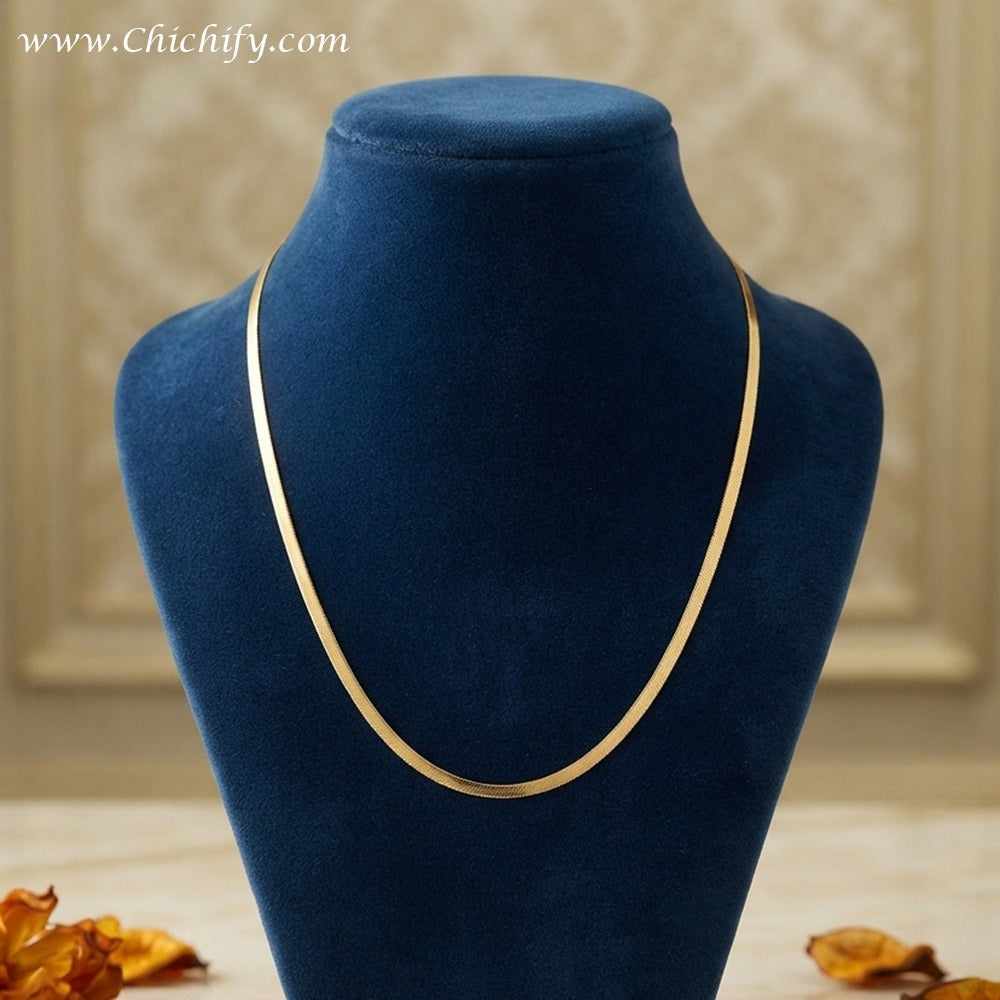 Golden Designer Snake Chain (thick)