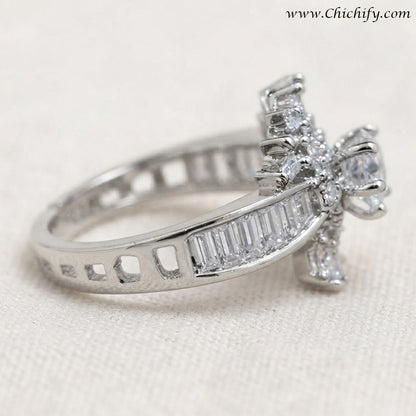 Starlight Crown Designer Ring